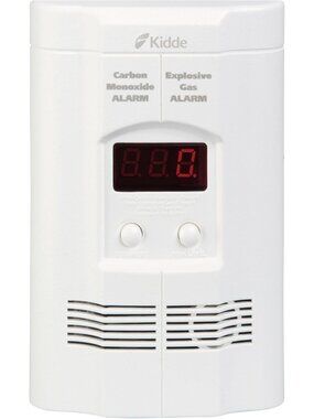 Kidde CO & Explosive Gas Alarm Plug‑In w/‎ Battery Backup, Digital Display, 3rd